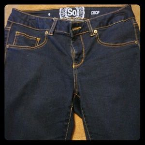 Capri stretch denim jeans